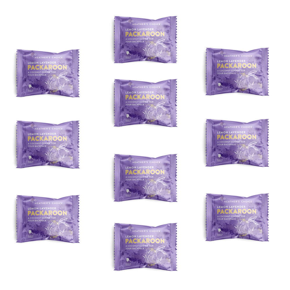 Lemon Lavender Packaroons® (Ten Pack) | Hiking Snacks | Heather's Choice®