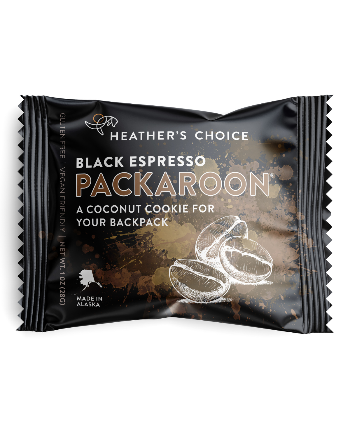 Black Espresso Packaroons® (Eight Pack)